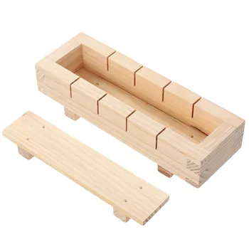 

Wooden Sushi Maker Rice Mold Sushi Making Kit Set for Kitchen Accessories Cooking Tool