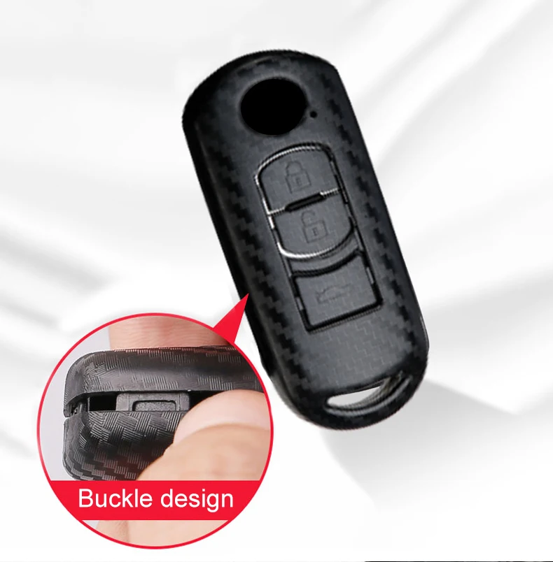 Cover chiave telecomando per MAZDA 2 3 5 6 CX-5 CX-7 velocità Miata MX5 Shell Jacket Protector - H500cc5bcf06b45ddb0b615fec7d55a2dR