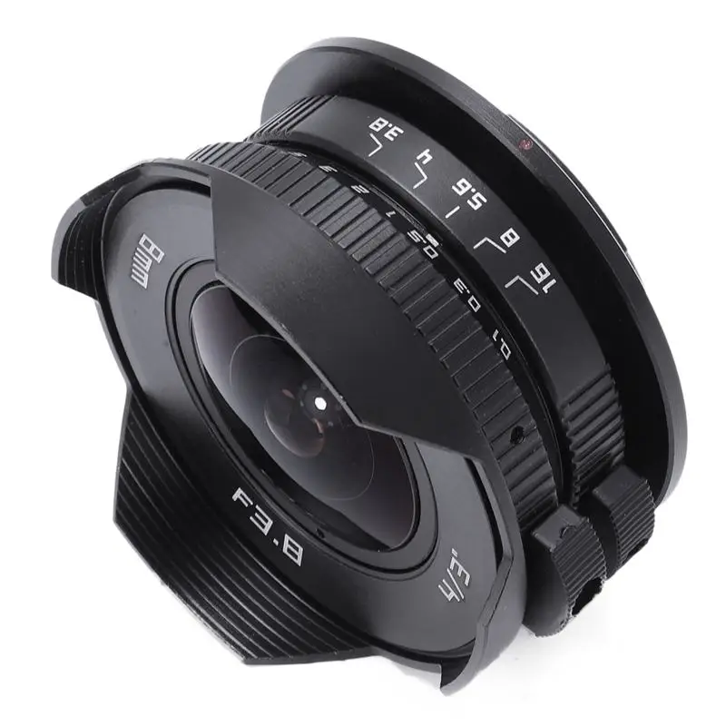 ABGN Hot-8mm F3.8 ручной широкоугольный объектив рыбий глаз для Olympus Panasonic M43 MFT OMD EM5