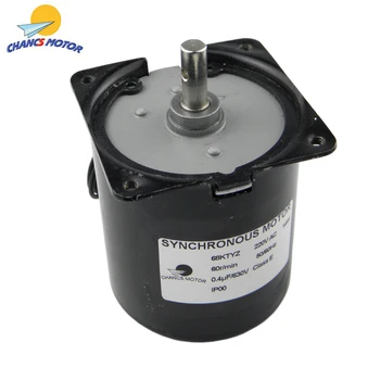 

68KTYZ AC Synchronous Motor 220V 60RPM High Torque Permanent Magnet Gear Synchronous Motor for Labeling Machinery