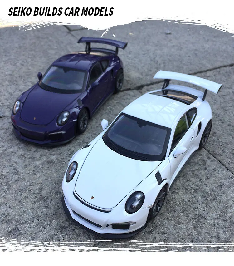 Welly 1:24 porsche 911 gt3 rs purp