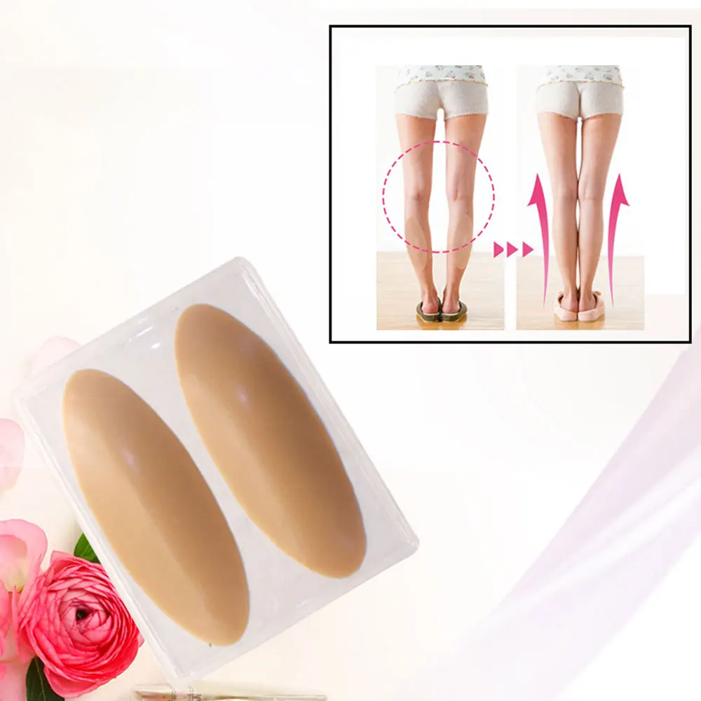 Силиконовые накладки на ноги силиконовые щитки для голени для кривых или тонких ног тело красота формирование силиконовые ноги икры наклейки-заплатки