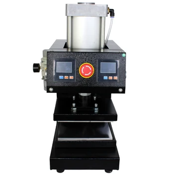 

10cm x 15cm 5000 PSI Rosin Press Machine Pneumatic Auto Heat Press Double heating plates Rosin Heat Press NO.CK1015-3
