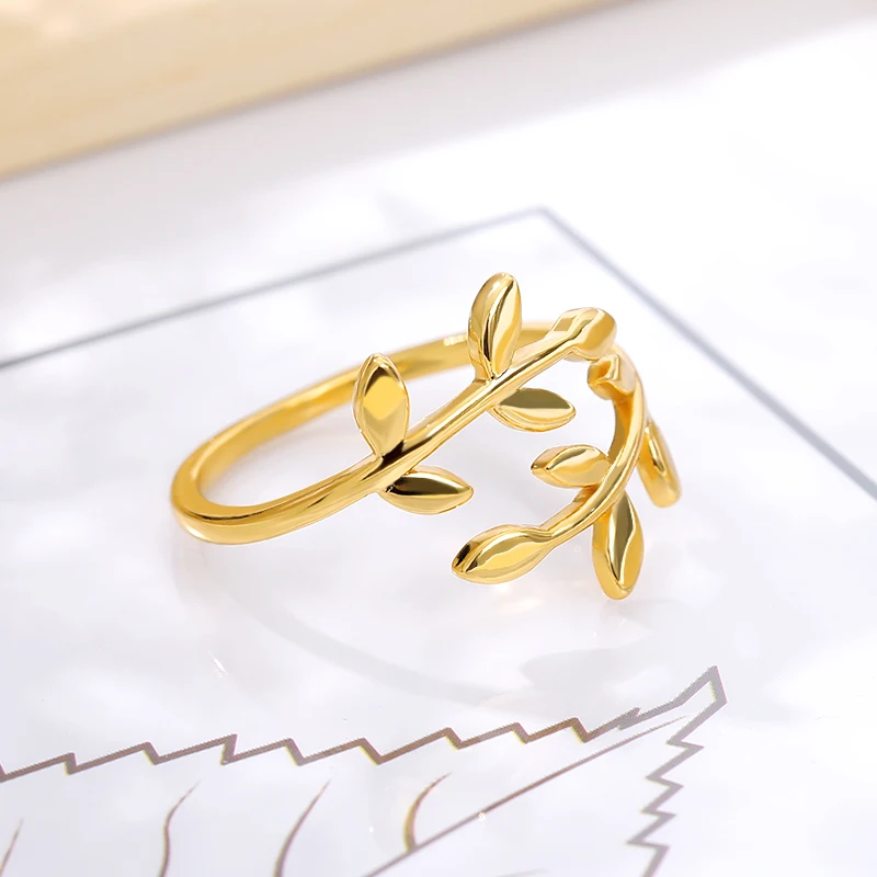 Dianshangkaituozhe масонских ювелирных изделий anillos Mujer BFF лавровый лист Кольца стрейч
