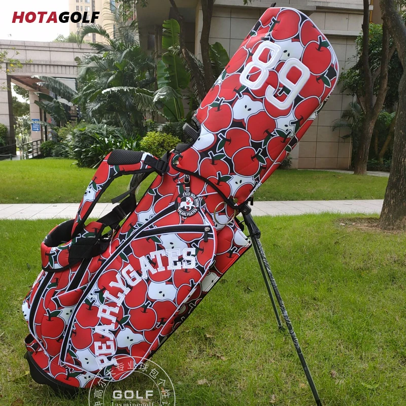 NEW Golf Bags PG89 Golf stand bag Apple print Waterproof Big Capacity