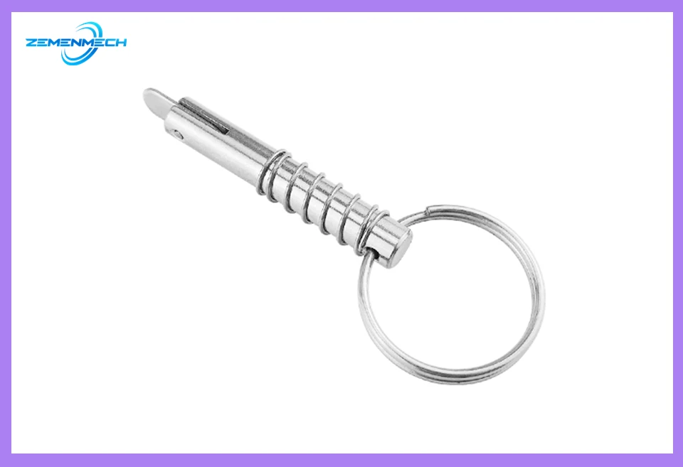 Description Picture 4 of item316 Stainless Steel Quick Release Pin for Boat Bimini Top Deck Hinge 8mm Boat Accessories Marine Hardware Shipbuilding Yacht