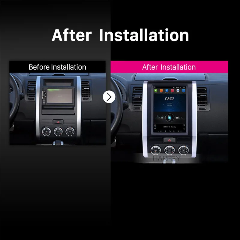 Harfey автомобиль 2Din 9," HD Android 9,1 gps 2+ 32 ГБ радио Navi блок плеер для Nissan X-Trail MX6 2008-2011 2012 Поддержка TPMS 4G сеть