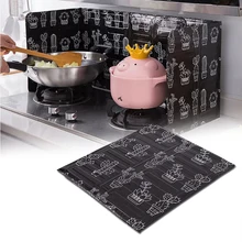 Kichen Aluminum Splatter Plate Screen Foldable Kitchen Gas Stove Baffle Plate Frying Pan Oil Splash Protection Screen