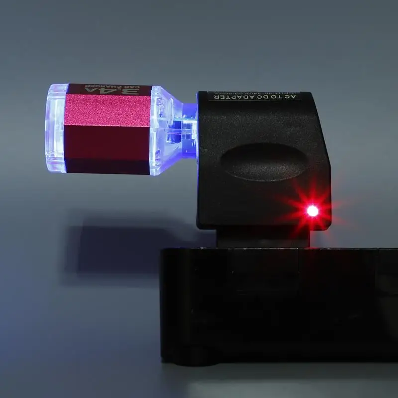 Автомобильное зарядное устройство с двумя USB портами 3 4 А интеллектуальное