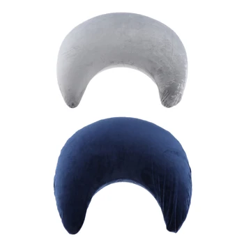 

Outdoor Travel Neck Pillow Soft Air U Shape Inflatable Pillow Spring Button Sleep Head Cushion