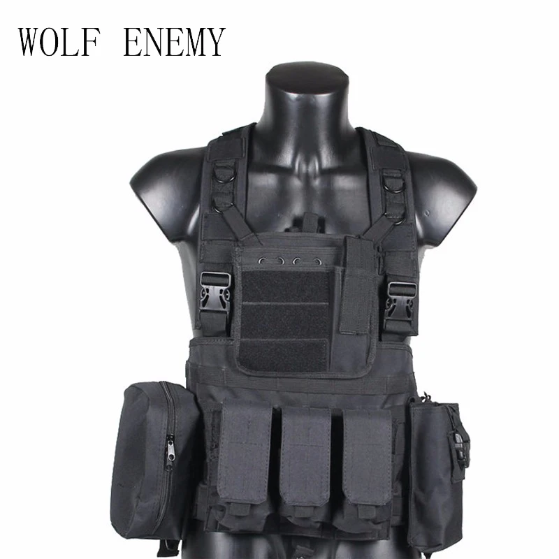 Тактический жилет RRV Жилет Molle нейлон 600D тактильная Экипировка для страйкбола Colete
