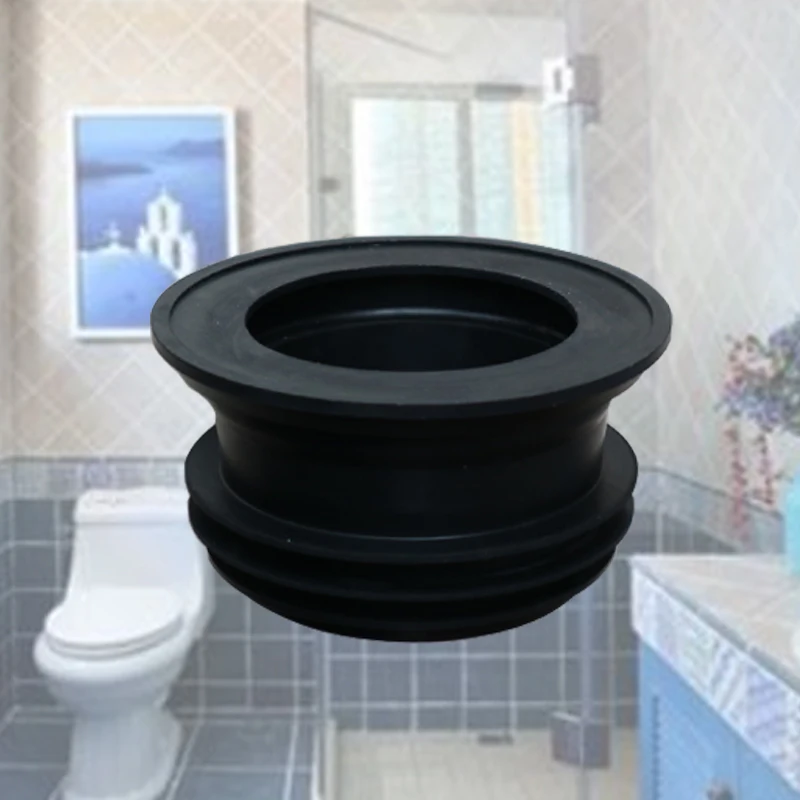 

Toilet Spill Sealing ring Drain pipe Anti-leak Deodorant ring Toilet Drainage fittings Heighten durable Rubber flange Deodorant