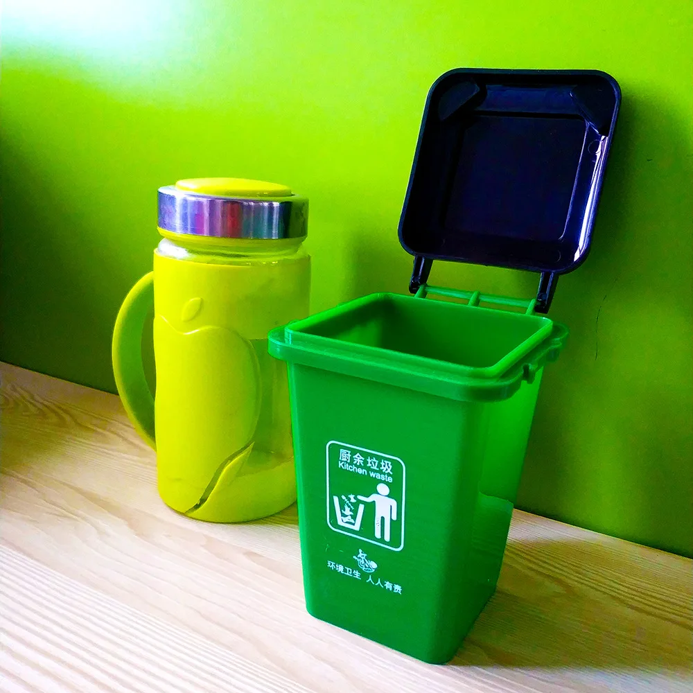 

Brain Force Combat Garbage Compartmental Game Props DIY GIRL'S And BOY'S Early Education Desktop Puzzle Toy Garbage Can