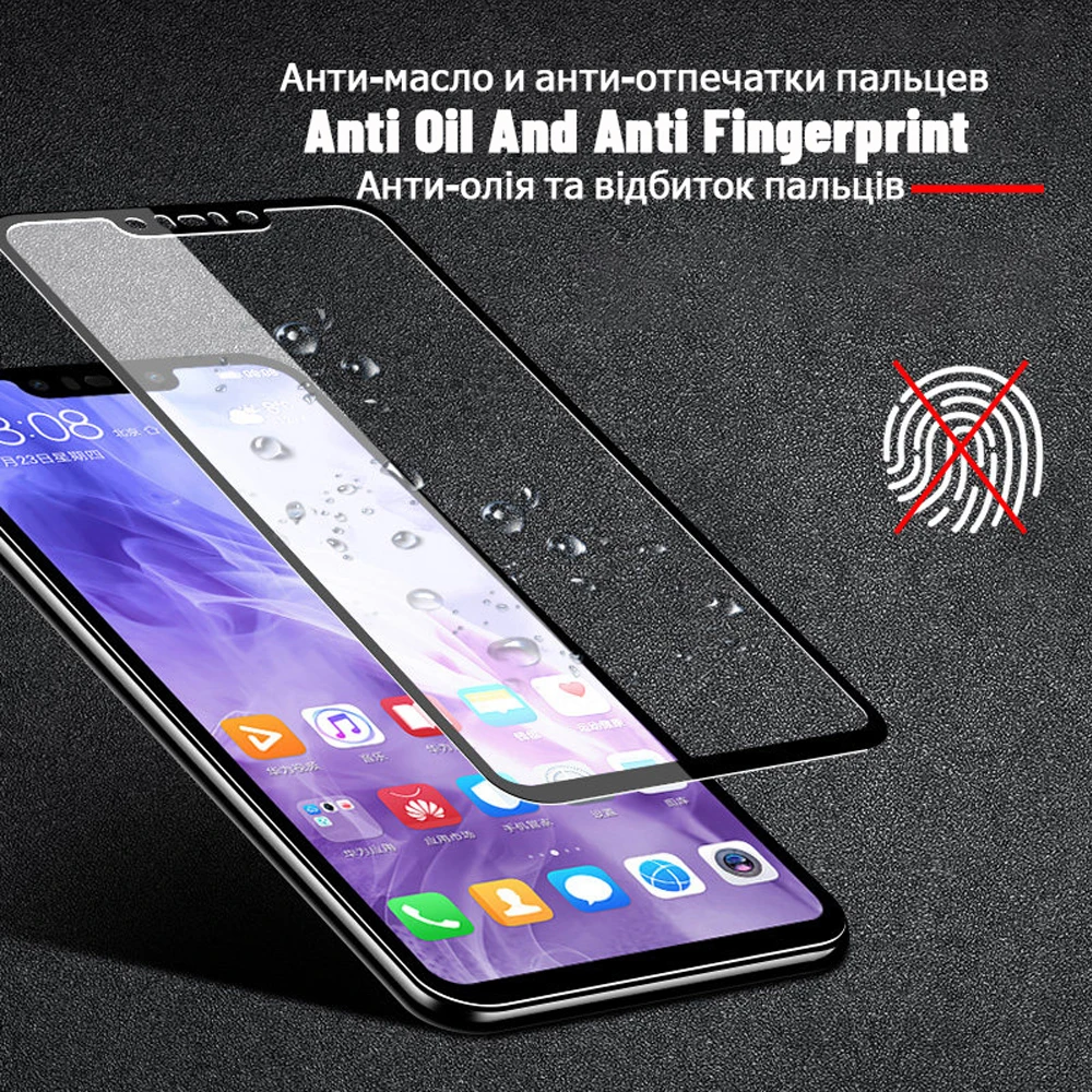 2 шт. 9H Защитная пленка для huawei p smart plus 2018 2019 закаленное стекло Z pro защита экрана