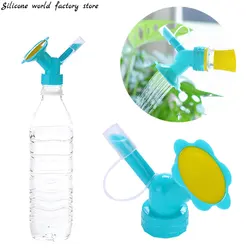 Silicone world 2 In1 Watering Sprinkler Nozzle For Flower Waterers Bottle Watering Cans Sprinkler Plant Irrigation Easy Tool
