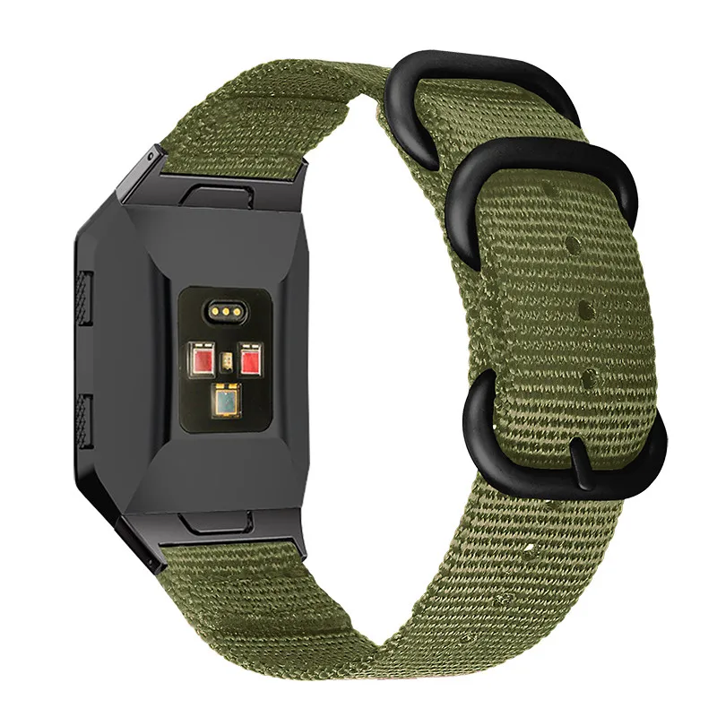 2 в 1 сменная Защитная пленка для экрана для Fitbit Ionic ремешок для часов нейлоновый ремешок для Fitbit Ionic ремешок аксессуары для часов