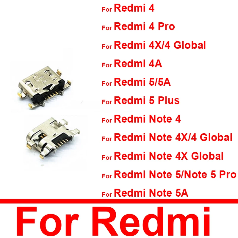 Porta Di Ricarica Usb Per Xiaomi Redmi Note 4 4X 4A 5 5A Global Plus Prime Pro Connettore Usb Sincronizzazione Data Caricabatterie Dock Cavo Flessibil