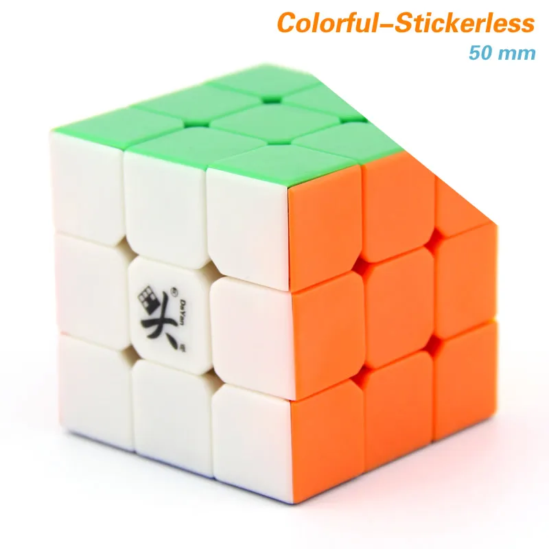 Высококачественный магический куб DaYan ZhanChi 3x3x3, 3x3, 42 мм/50 мм/55 мм/57 мм, скоростная головоломка, рождественский подарок, идеи для детей, игрушки - Цвет: 50mm-Stickerless