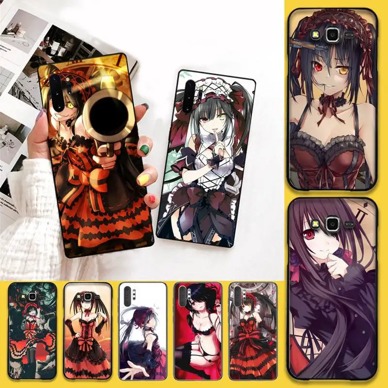 Tokisaki Kurumi аниме ТПУ Мягкий силиконовый чехол для телефона Samsung Note 7 8 9 10 pro Galaxy J7 J8 J6