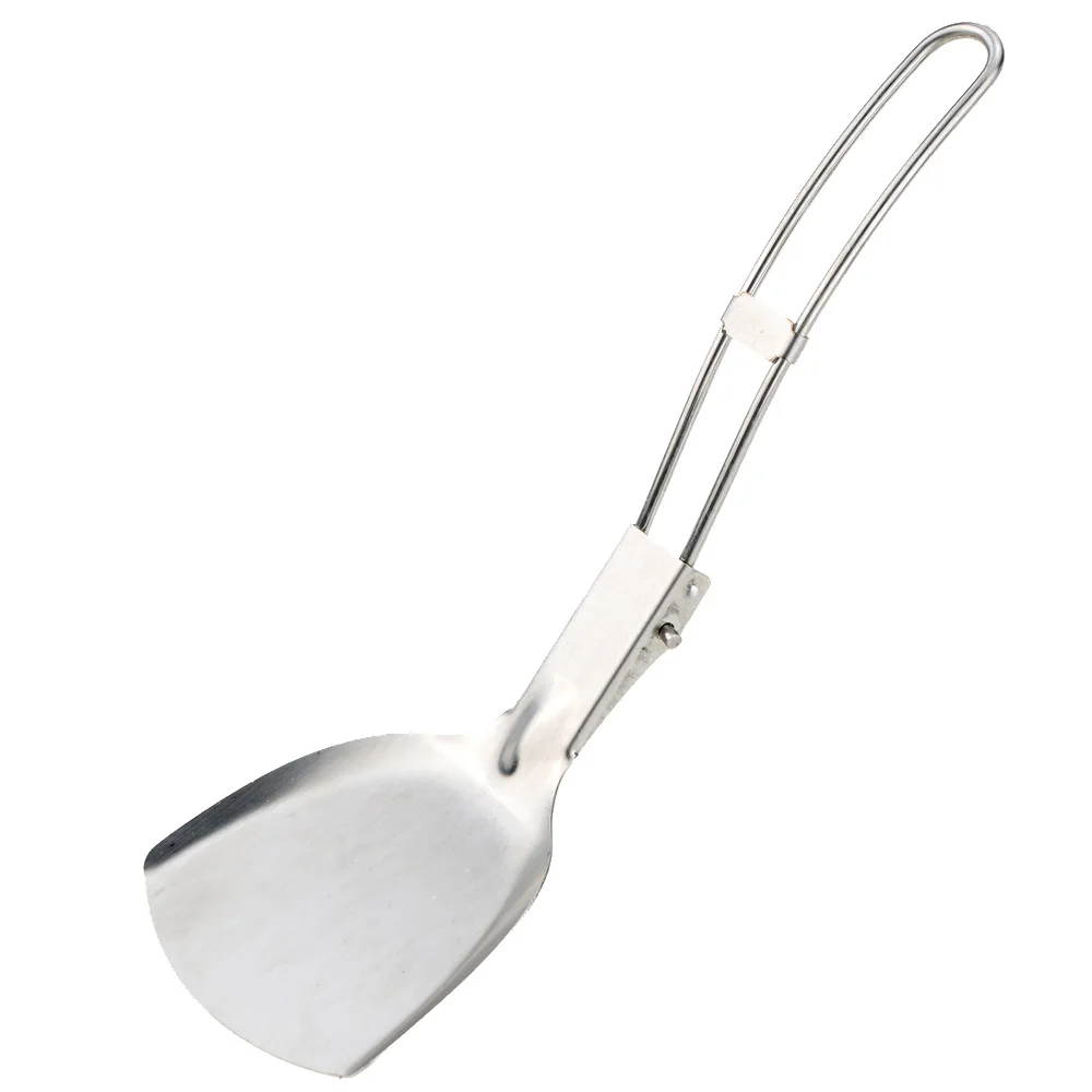 Походная и походная кухонная лопатка Складная лопата из нержавеющей стали для кемпинга Складная лопата для пикника кухонная посуда шпатель