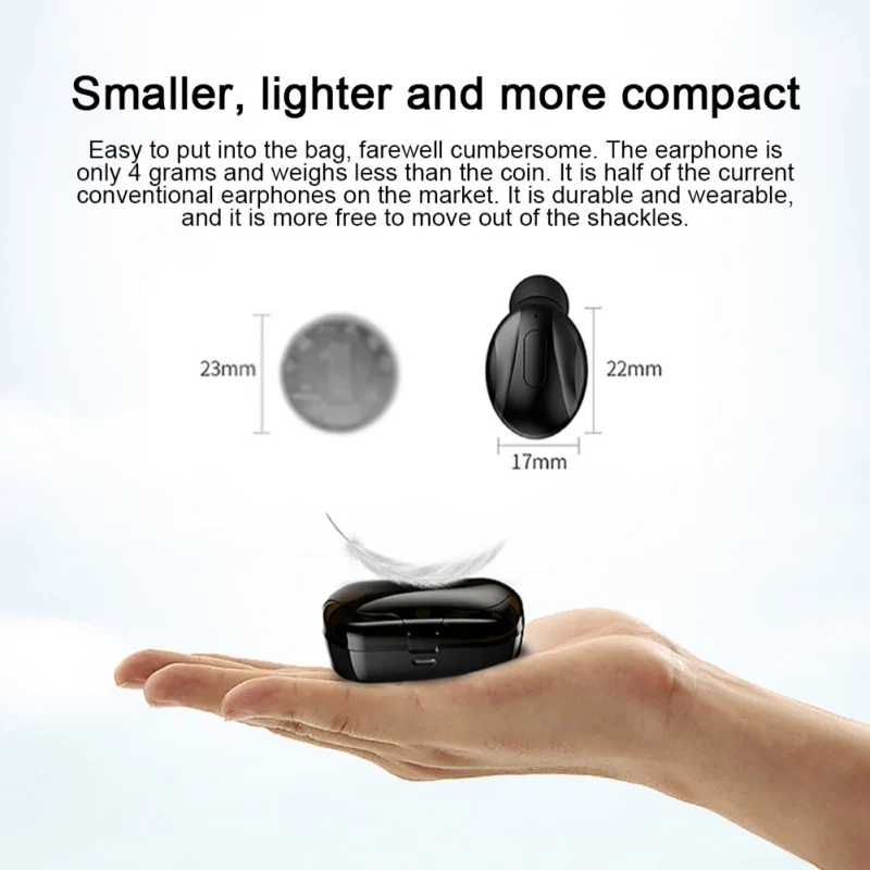 TWS Bluetooth 5 0 Wireless Earphones Bluetooth Earbuds Wireless Headphones Waterproof Stereo Sound Earphones with Charging Box