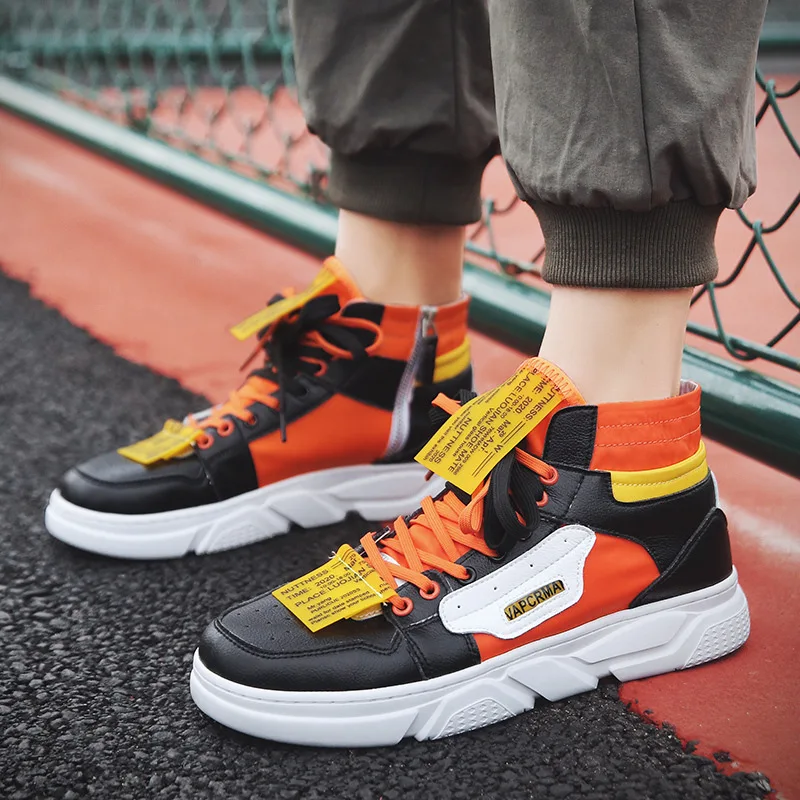 

High Shoes Men's Winter Versatile INS Harajuku Sports Casual Trendy Shoes Korean-style Trend Versatile BOY'S Autumn Shoes