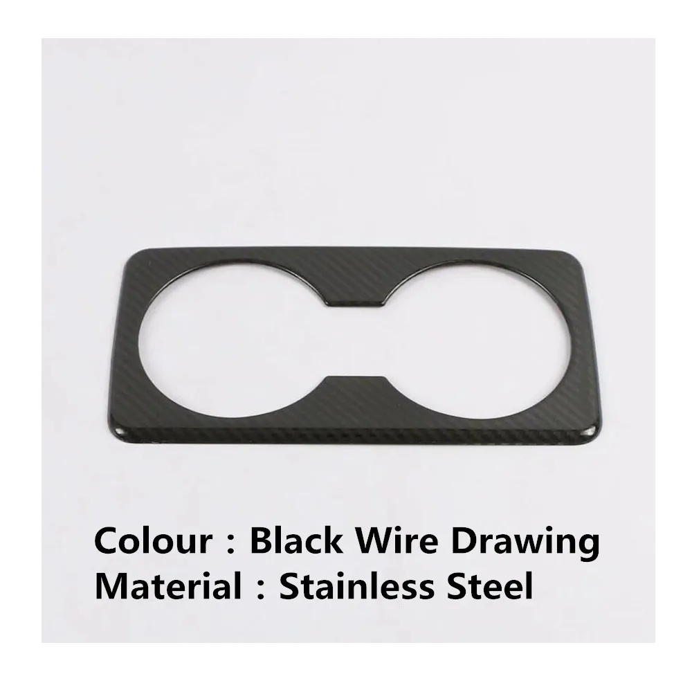 Black Wire Drawing Для Мазда 3, Мазда 3, Axela M3,, автомобильный чехол, отделка, нержавеющая сталь, центральная консоль, подстаканник, коробка передач, подлокотник, рама, 1 шт - Название цвета: Black Wire Drawing
