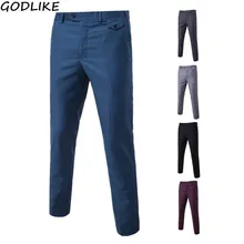 Мужская мода Slim Fit Свадебный костюм зауженные мужские брюки деловые штаны офисный пиджак в деловом стиле брюки и мужские рабочие брюки 5XL 6XL