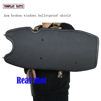 Self Protection Bulletproof Shield Hand-held Anti-Riot UHMW-PE Tactical Police Swat For Security Defence Protect Gear 1
