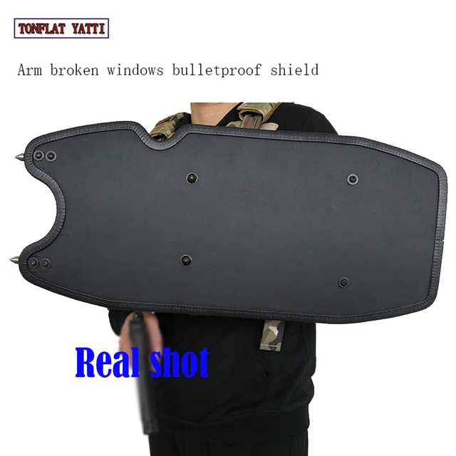 Self Protection Bulletproof Shield Hand-held Anti-Riot UHMW-PE Tactical Police Swat For Security Defence Protect Gear 1