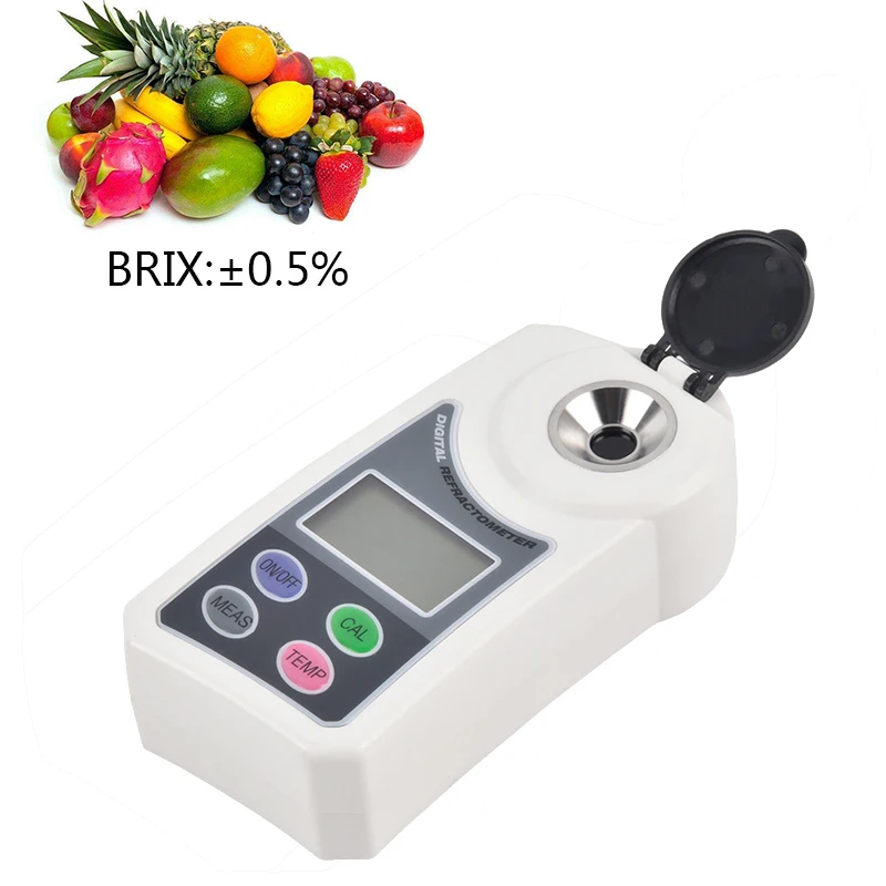 Portable Digital Brix Sugar Refractometer Sweetness Meter Accuracy 0