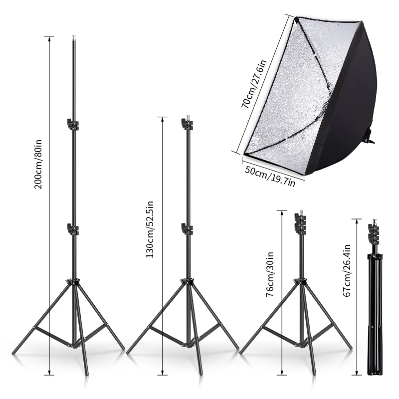 2,6 M x 3M/8.5ft x 10ft система поддержки фона и 135W 5500K софтбокс комплект непрерывного освещения для фотостудии