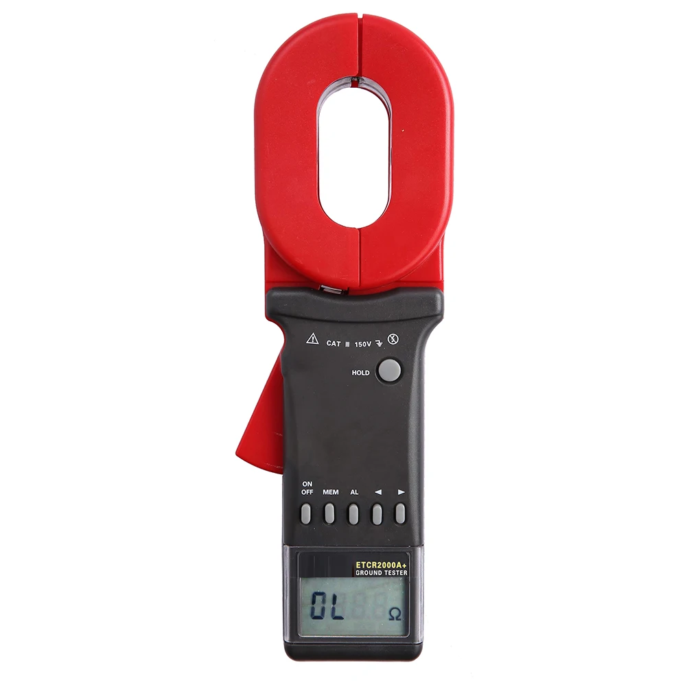 

Digital Display Clamp Ground Earth Resistance Test Tool Resistance Meter ETCR2000A Plus LB88