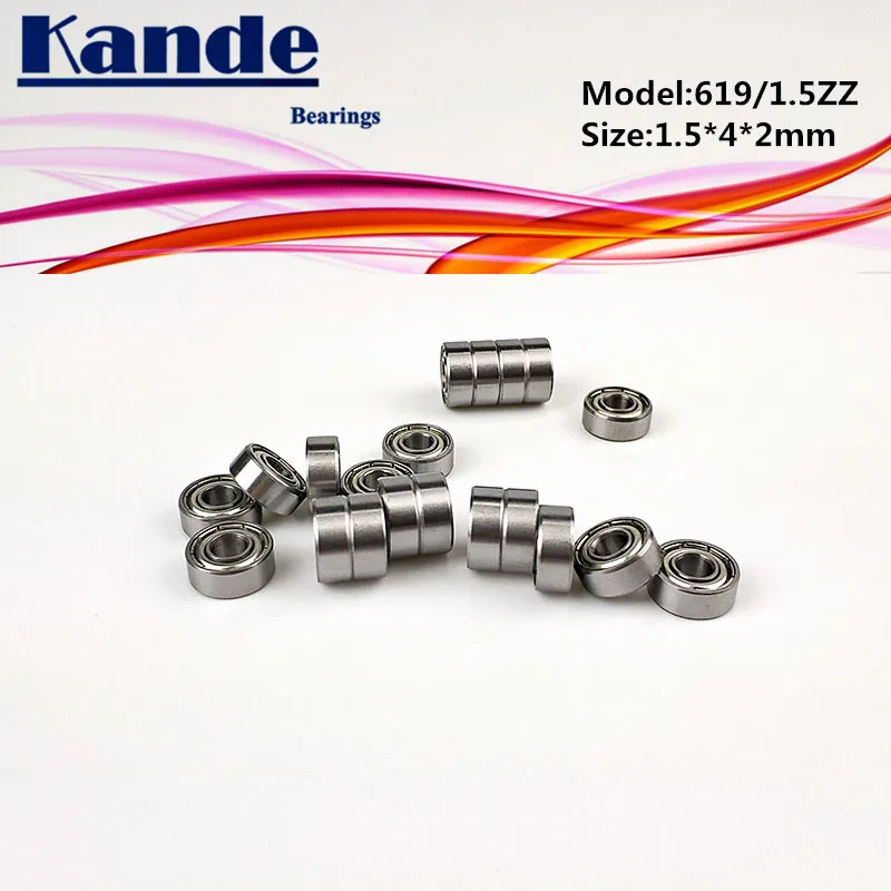 10 шт. 681XZZ 619/1. 5ZZ 681X ZZ миниатюрных подшипников шаровой подшипник 1,5x4x2 681X