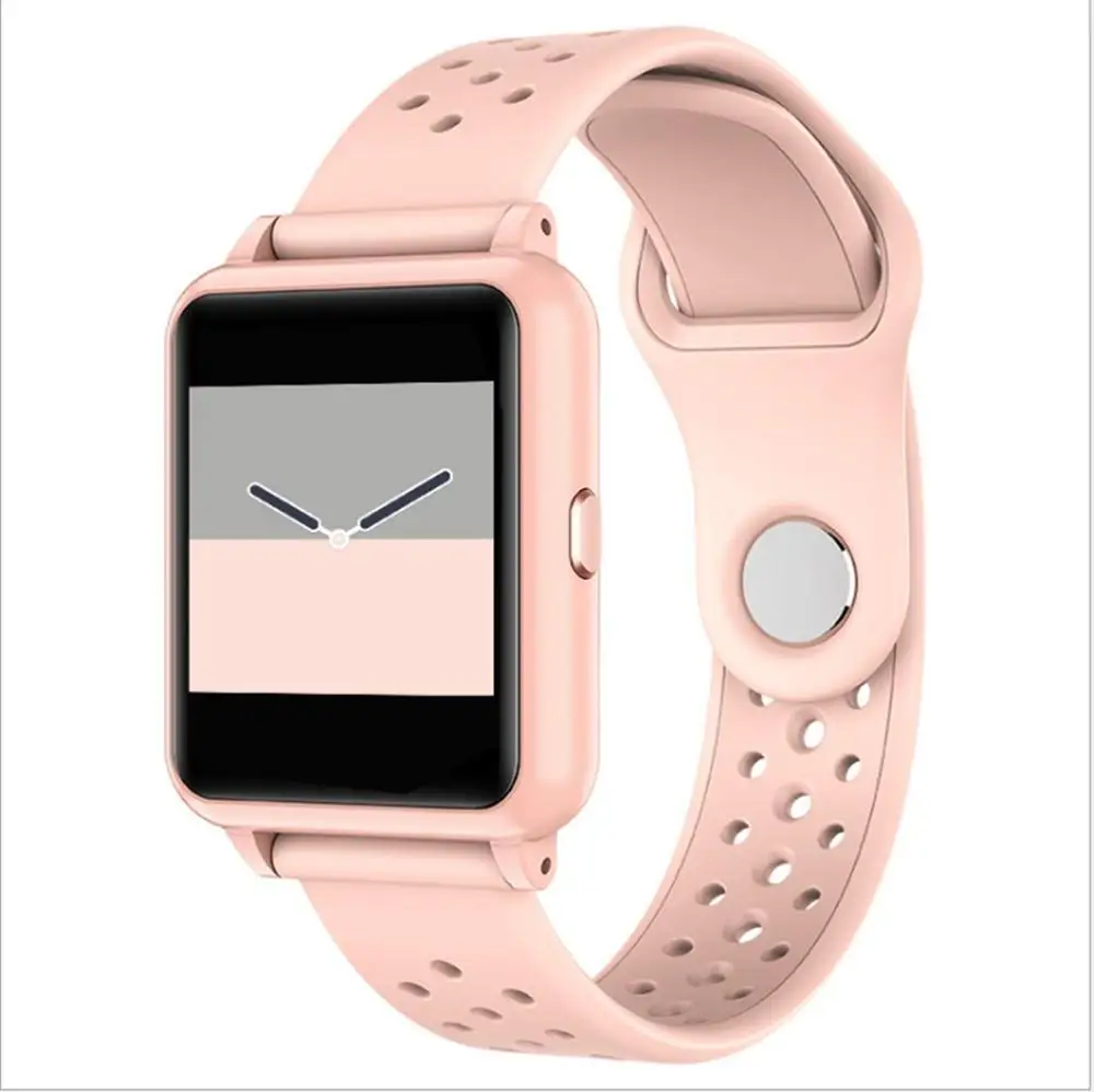 pink Reloj inteligente P8 с защитой от помех и повреждений, reloj inteligente с Bluetooth resistente al agua IP6 - Цвет: pink