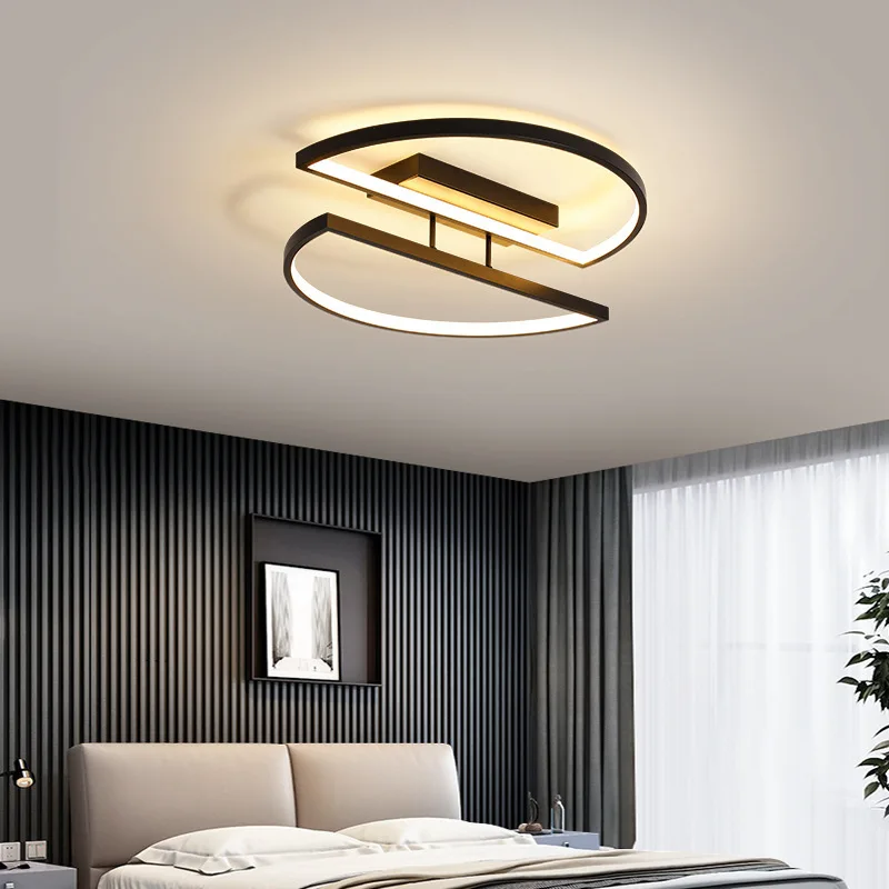 

Modern Bedroom Lamp Ceiling Lamp Led Study Lamp Personality Master Bedroom Room Lighting Remote Control Stepless Dimming