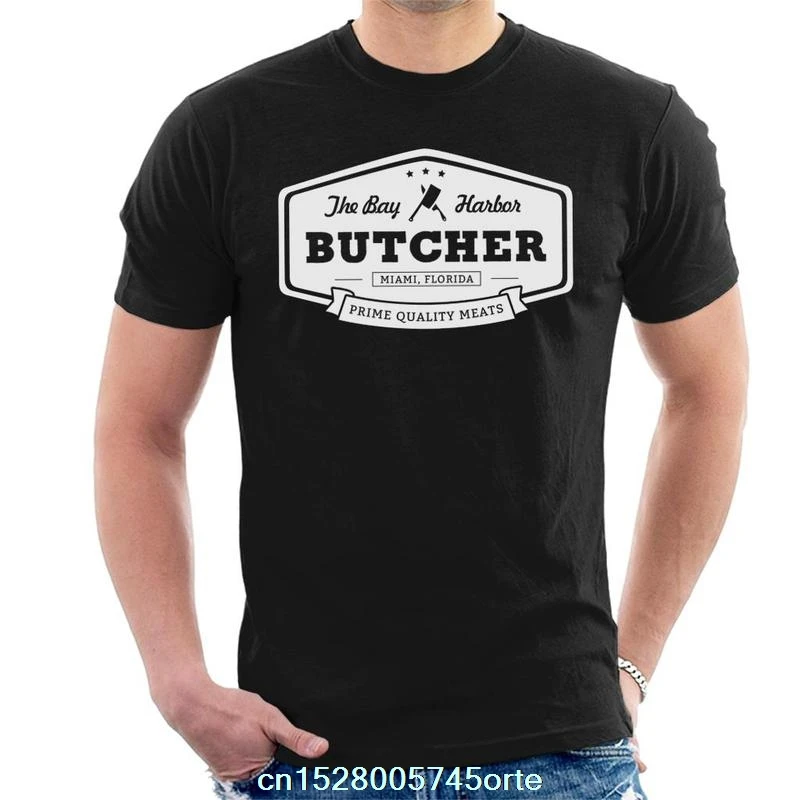 Мужская футболка с принтом camiseta The Bay Harbor Butcher Dexter 100% хлопок женская | одежда