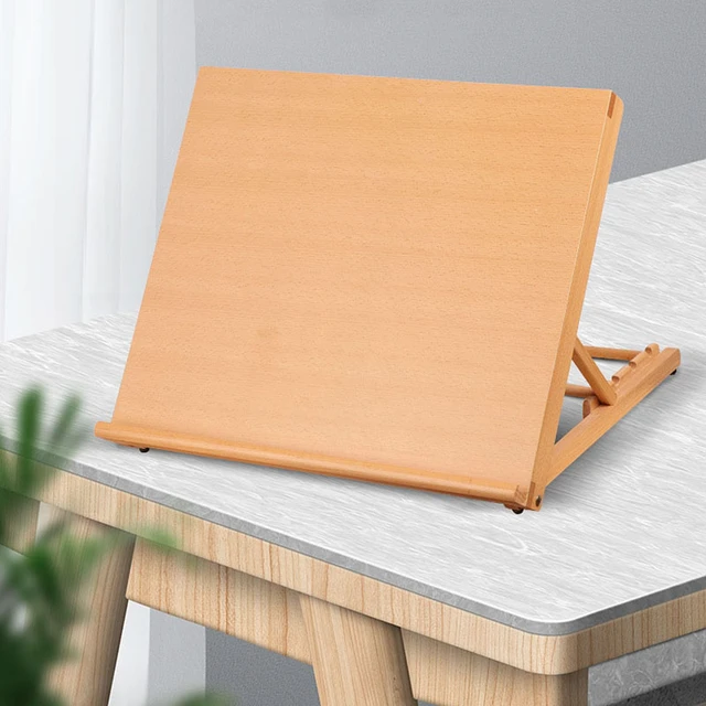 Drawing Board, Table Easel, Tabletop Easel A3 Wood Desktop