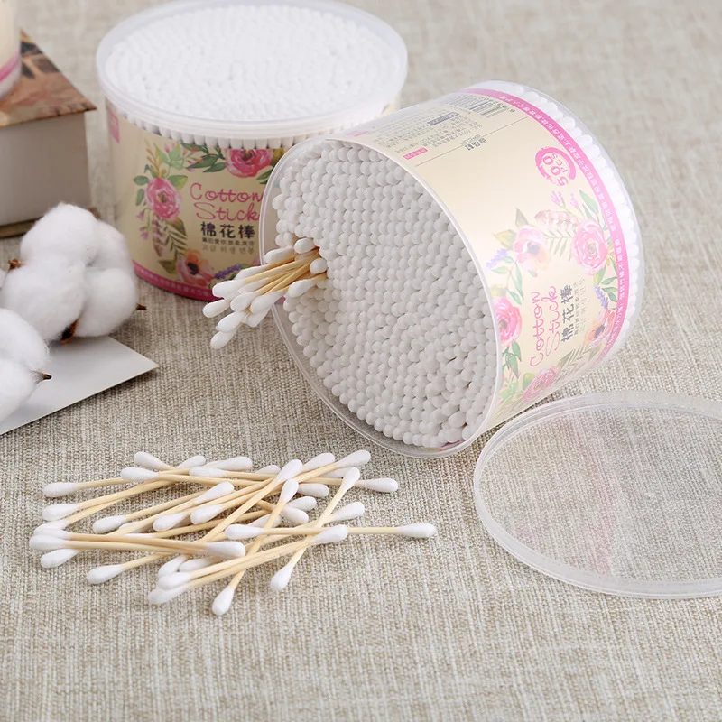 500 cosmetic Cotton swab boxed with swab sticks baby stuff baby things