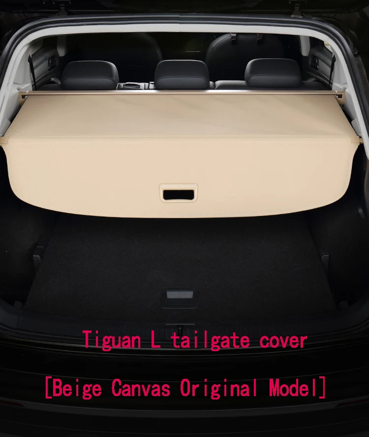 Для Volkswagen tiguan L перегородка багажника Специальная модификация - Цвет: Черный