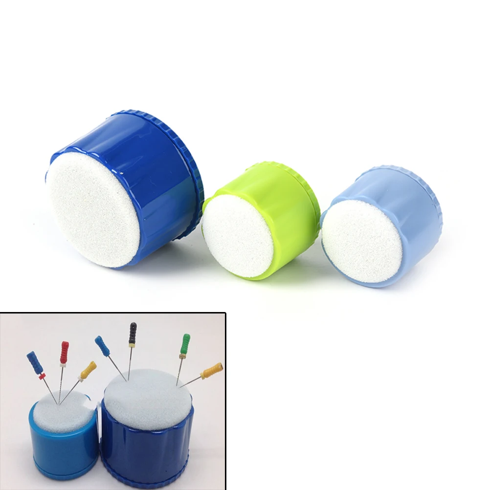 

1PC Teeth Cleaning Stand Round Autoclavable Dental Equipment Foam File Drill Holder Sponge Disinfecting Dentist Tool JETTING