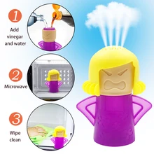 Máquina de limpeza de pulverizador de forno de microondas fácil de limpar forno de microondas limpador de vapor eletrodomésticos cozinha geladeira limpeza.