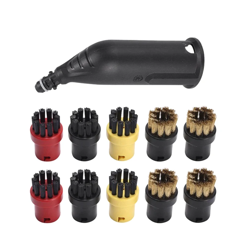 Steam Cleaner Crevice Nozzle+Wire Nozzle Brushes X 10 for KARCHER Steam