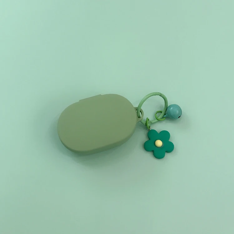 Брелок "Цветок" чехол для наушников с крючком для Xiaomi Redmi AirDots чехол беспроводной Bluetooth чехол для наушников Мягкий чехол - Цвет: redmAirDots5