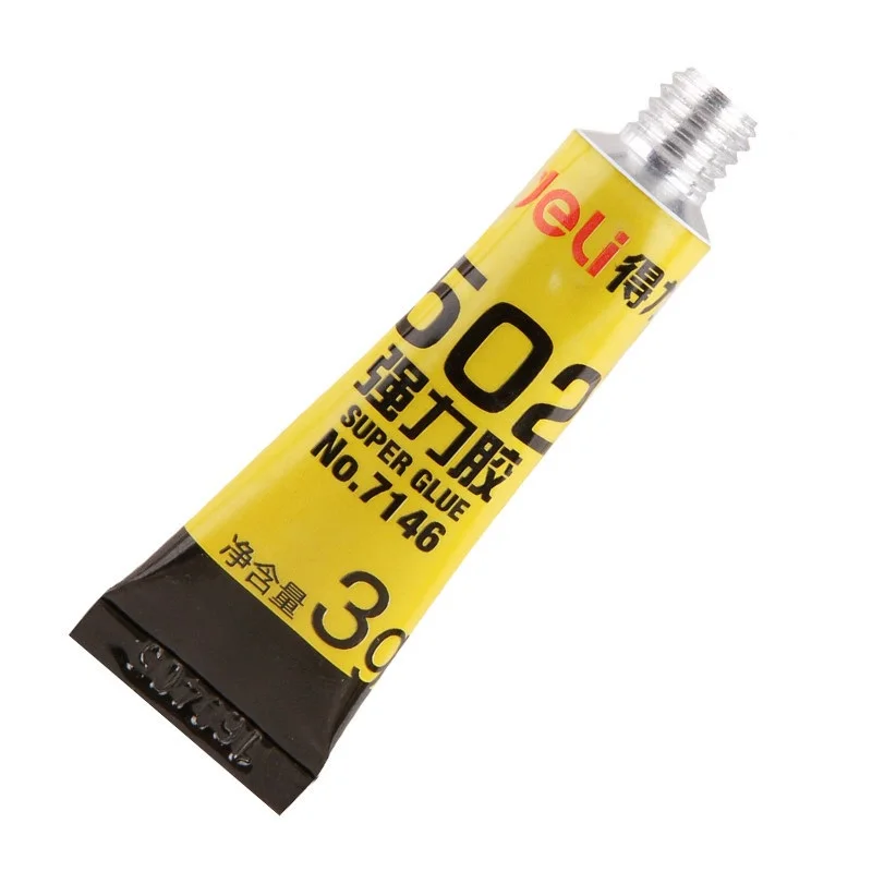 3 шт. Deli Super Liquid 502 клей для дома и офиса мгновенная быстрая сушка Стекло Металл