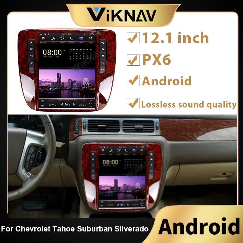 

Автомобильная магнитола с сенсорным экраном на Android для GMC sierra 2007, 2008, 2009, 2010, 2011, 2012, автомобильная стереосистема PX6, автомобильная аудиосистема, навигация