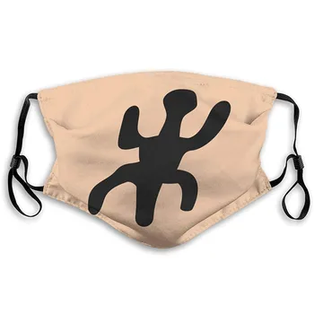 

Unisex Mouth Mask Cartoon Printing Reusable Polyester Masks Anti Haza Face Masks Anti Dust Breathable Comfortable Washable Mask