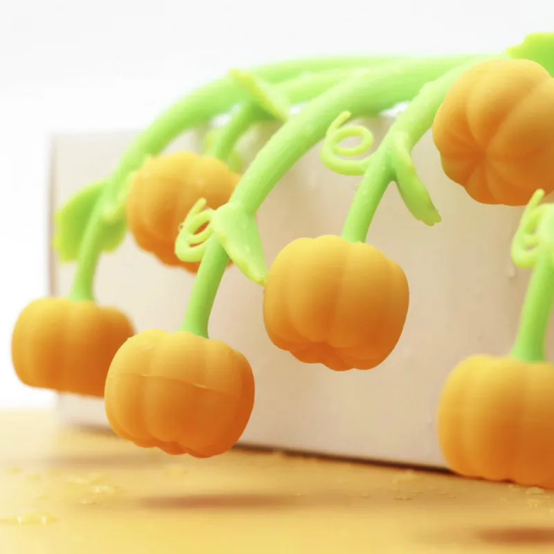 

48PCS Cute Pumpkin Halloween Pumpkin Section Shape Sign Gel Pen Student Writing Pen Stationery Kawaii School Supplies