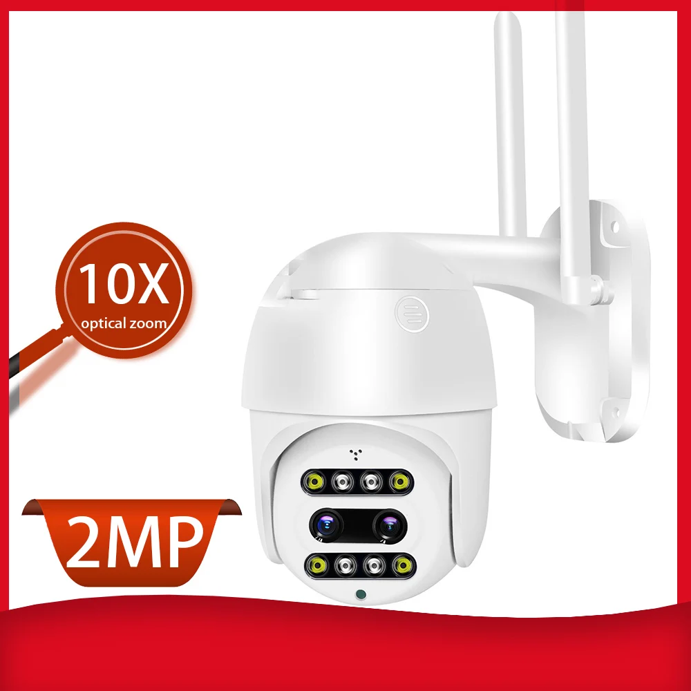IP-камера с Wi-Fi 1080P 10X оптический зум два объектива | Безопасность и защита