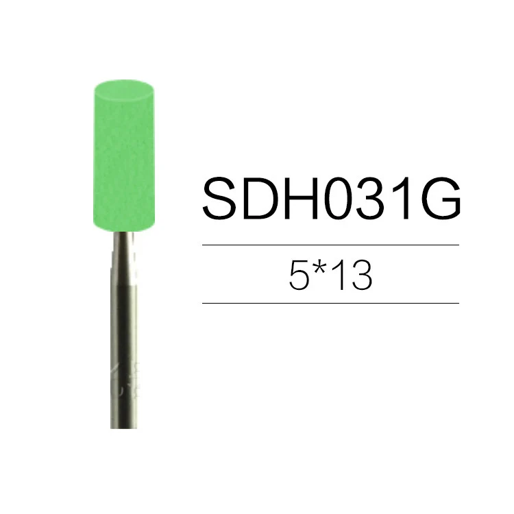 thumbnail image 2 of 1pc Rubber Diamond Polishing Bur For Dental Labs - Grinds Zirconia & Porcelain Workpieces 2 of 12